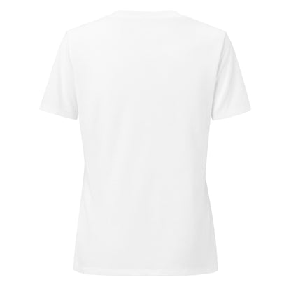 Fading SMP relaxed womens v-neck t-shirt